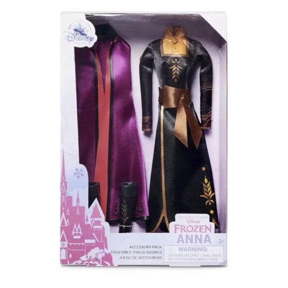 FROZEN~DISNEY PRINCESS ANNA W/ BRUSH CLASSIC DOLL & ACCESSORY PACK SET - Picture 6 of 9